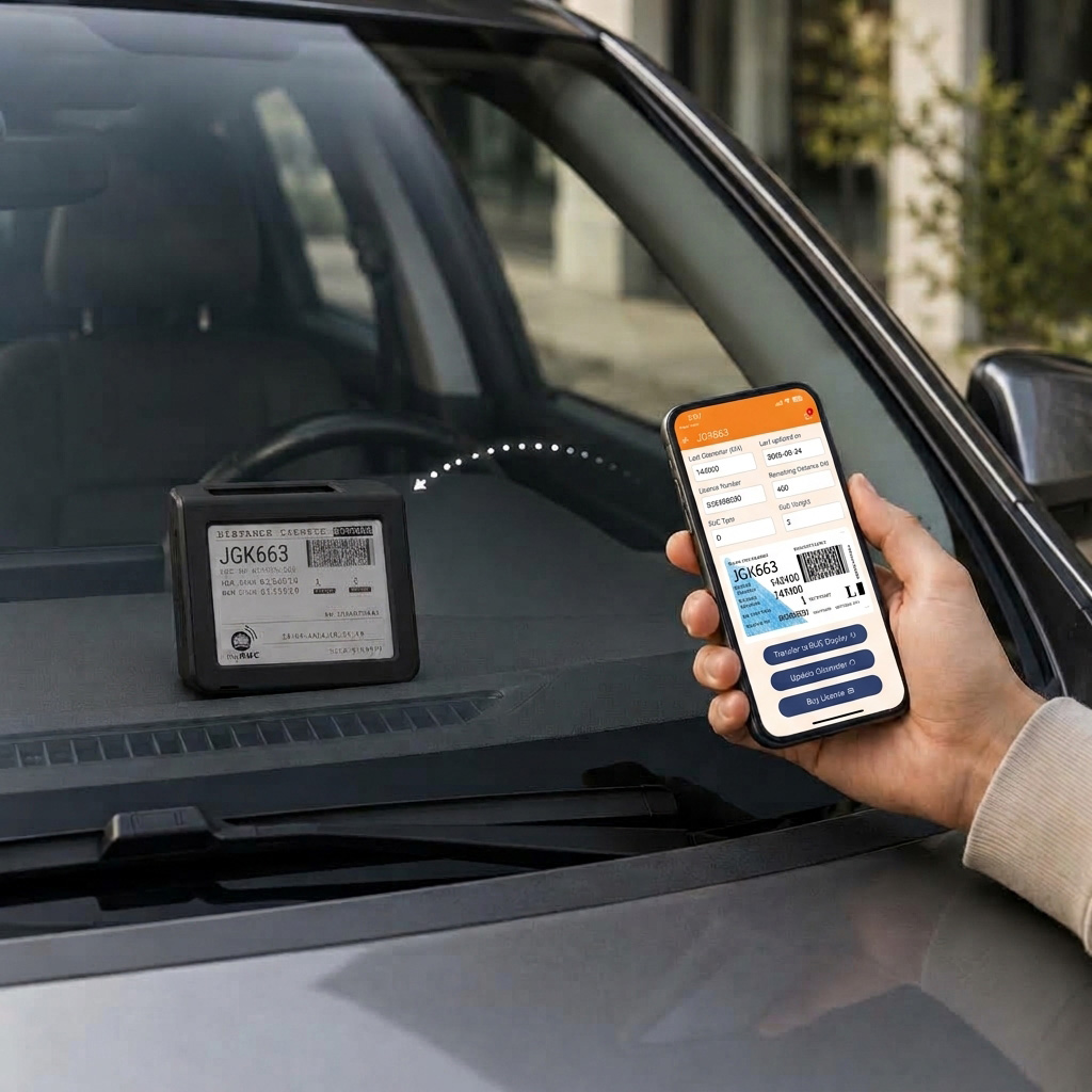myRUC app secure payment and licence transfer flow